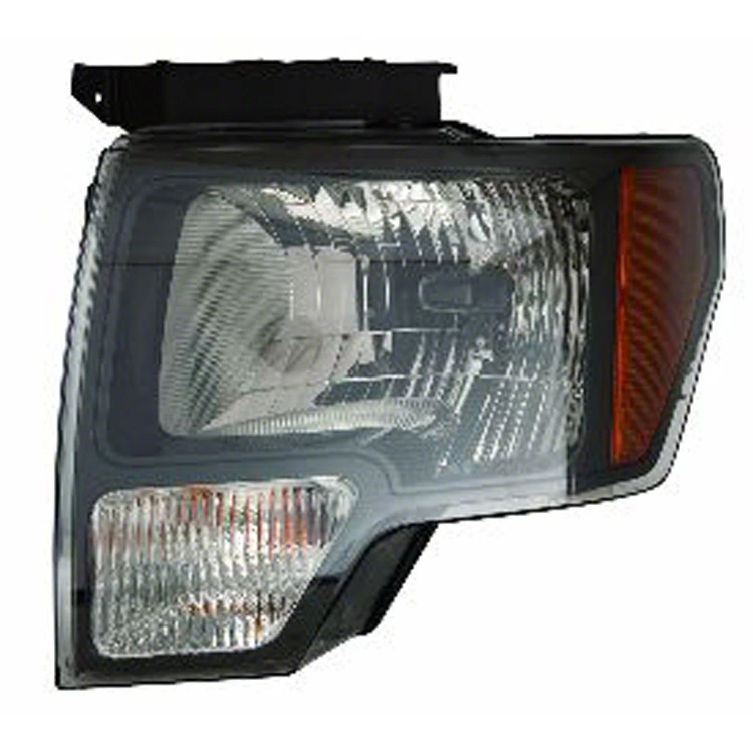 Replacement Black/Smoked Driver Side Head Light Assembly (See Compatible Chart)