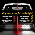 3rd Brake Light for Dodge Ram 1500 (2009–2018) Chrome Housing Smoke Lens