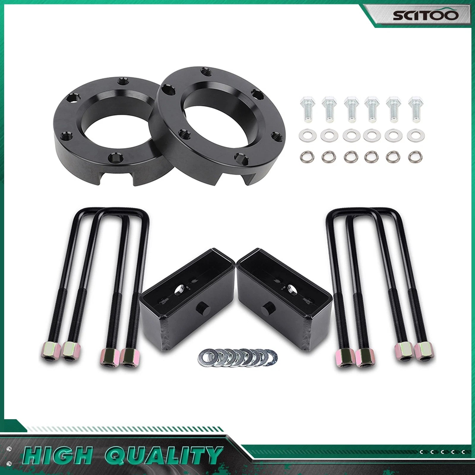 Set of 4 Leveling Lift Kit 2.5" Front & 2" Rear for Toyota Tacoma (1995–2004)
