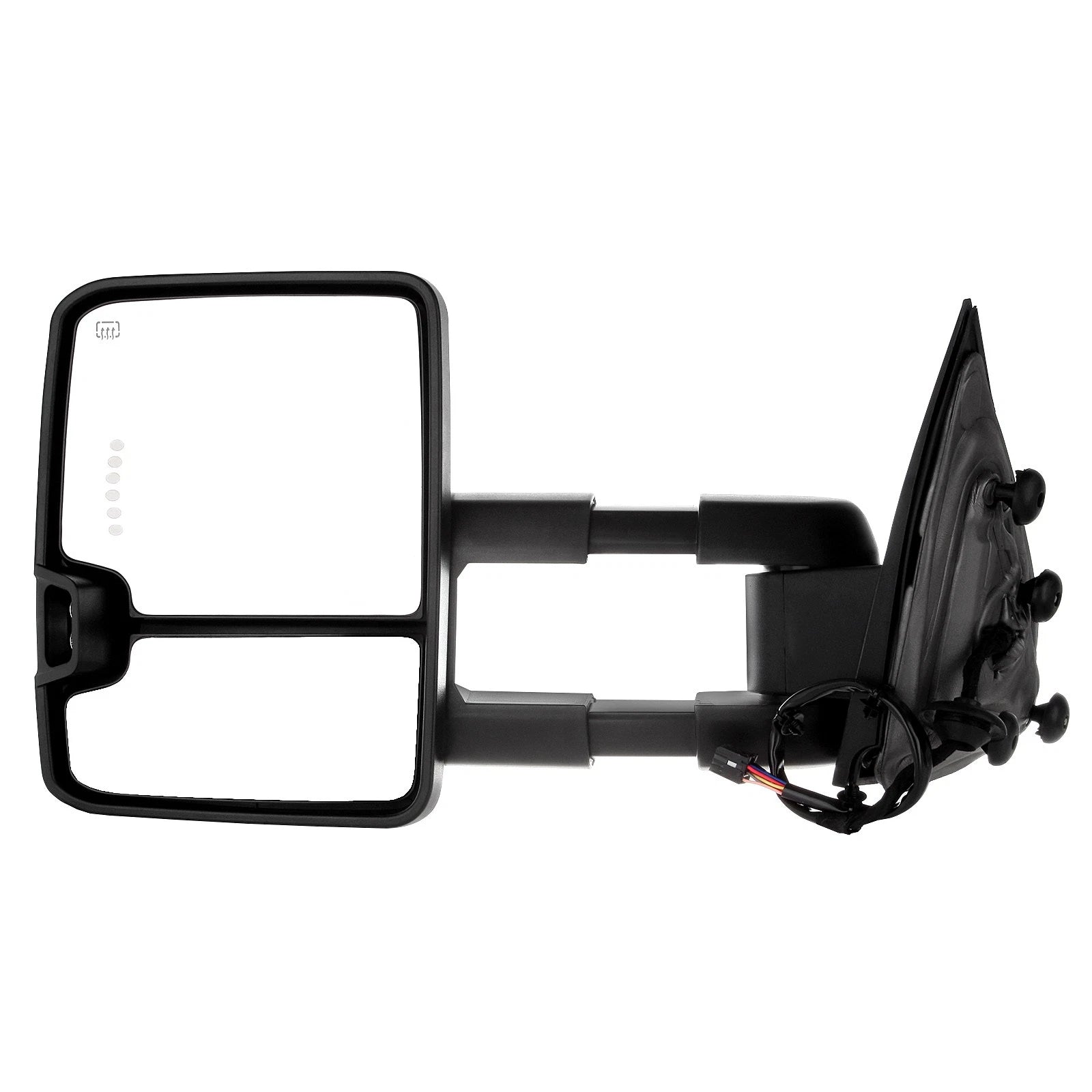 Set of 2 Chrome Power Heated Towing Mirrors for Silverado Sierra (2014-2018)