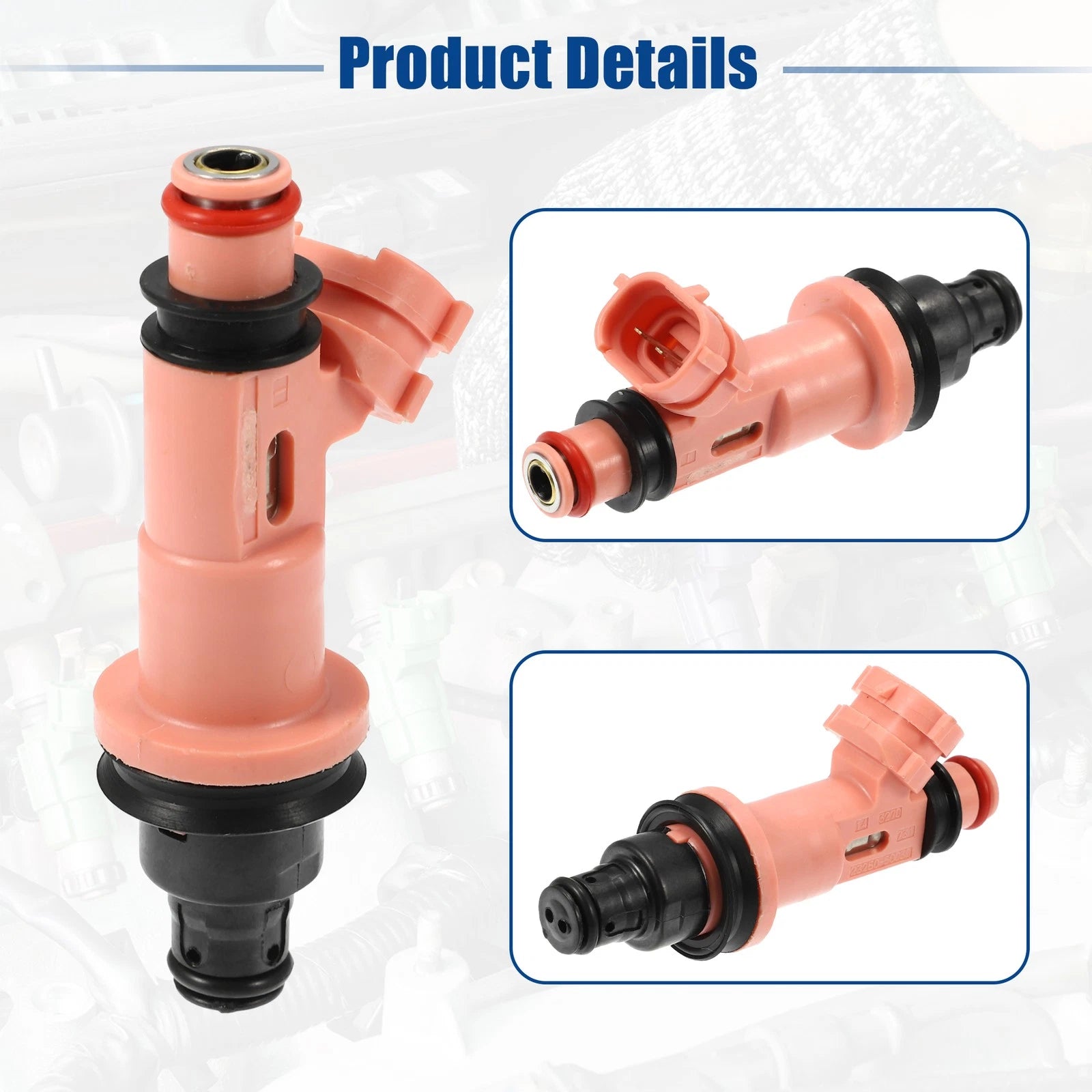6pcs Fuel Injector Nozzle for Lexus GS400 (1998–2000) 23209-50030