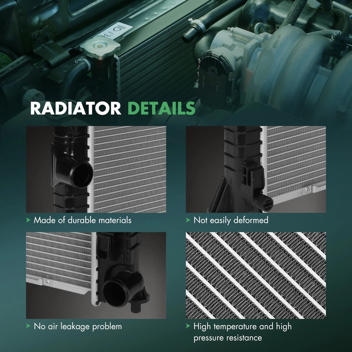 Radiator for Ford Fusion, Lincoln MKZ (2007–2012)