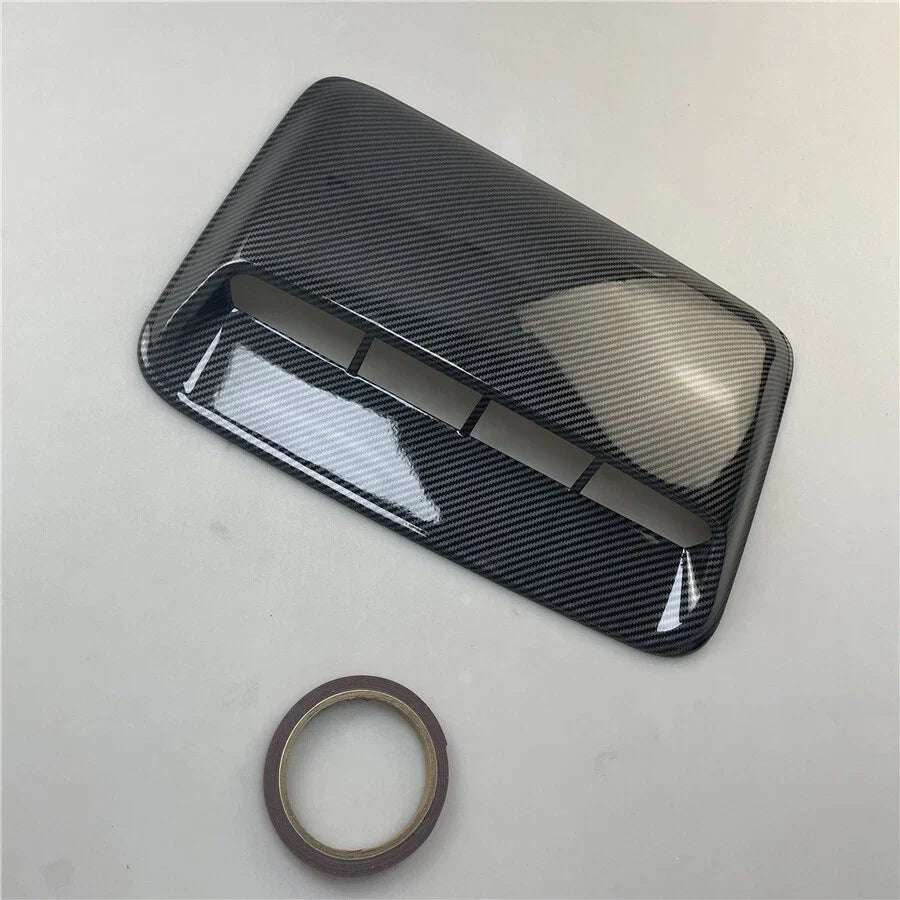 Hood Scoop Vent Bonnet Cover for Universal Car - Glossy Black