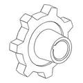 Upper Clean Grain Elevator Sprocket for A-H63577