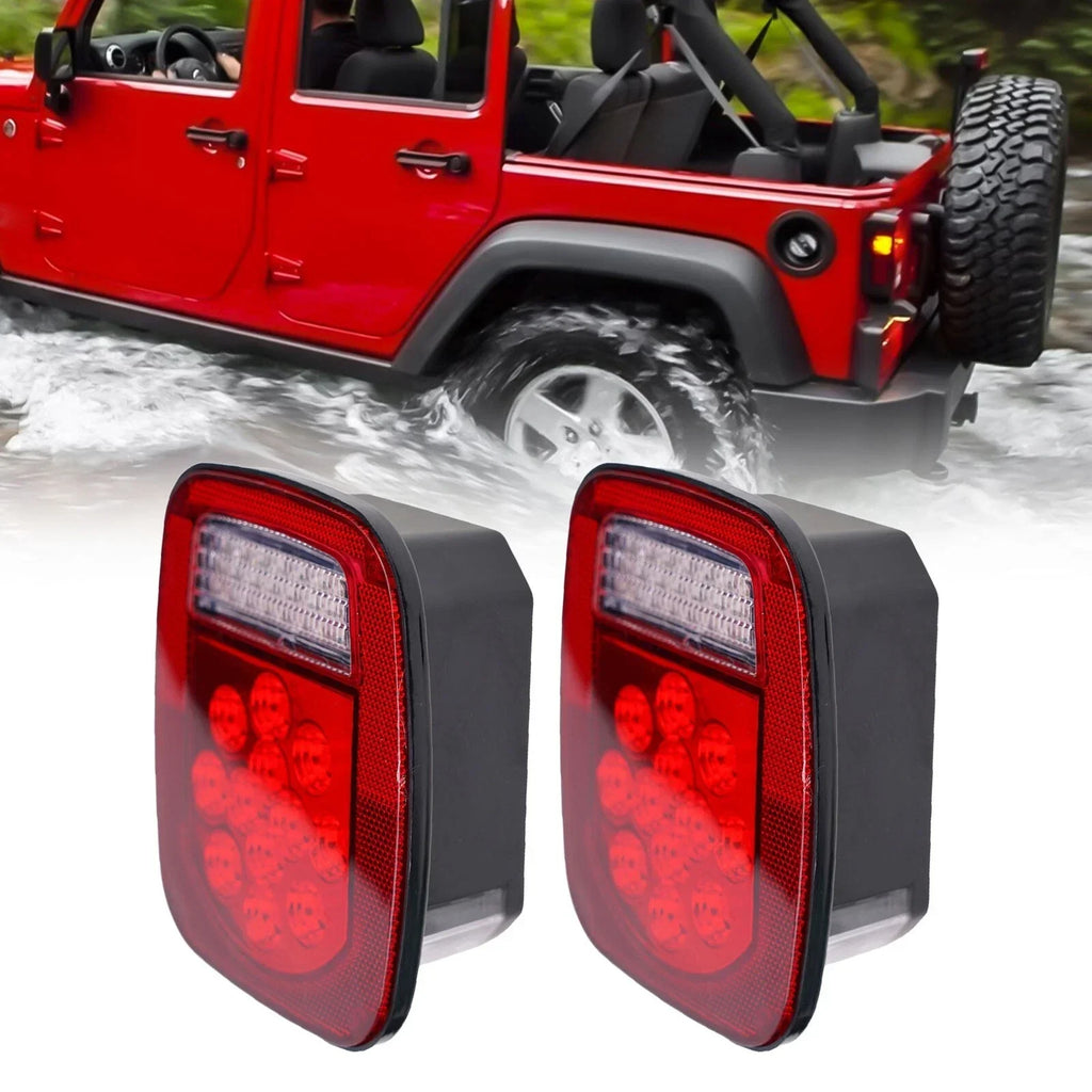 Tail Light 39-LED Brake License Plate Lamp for Jeep Wrangler