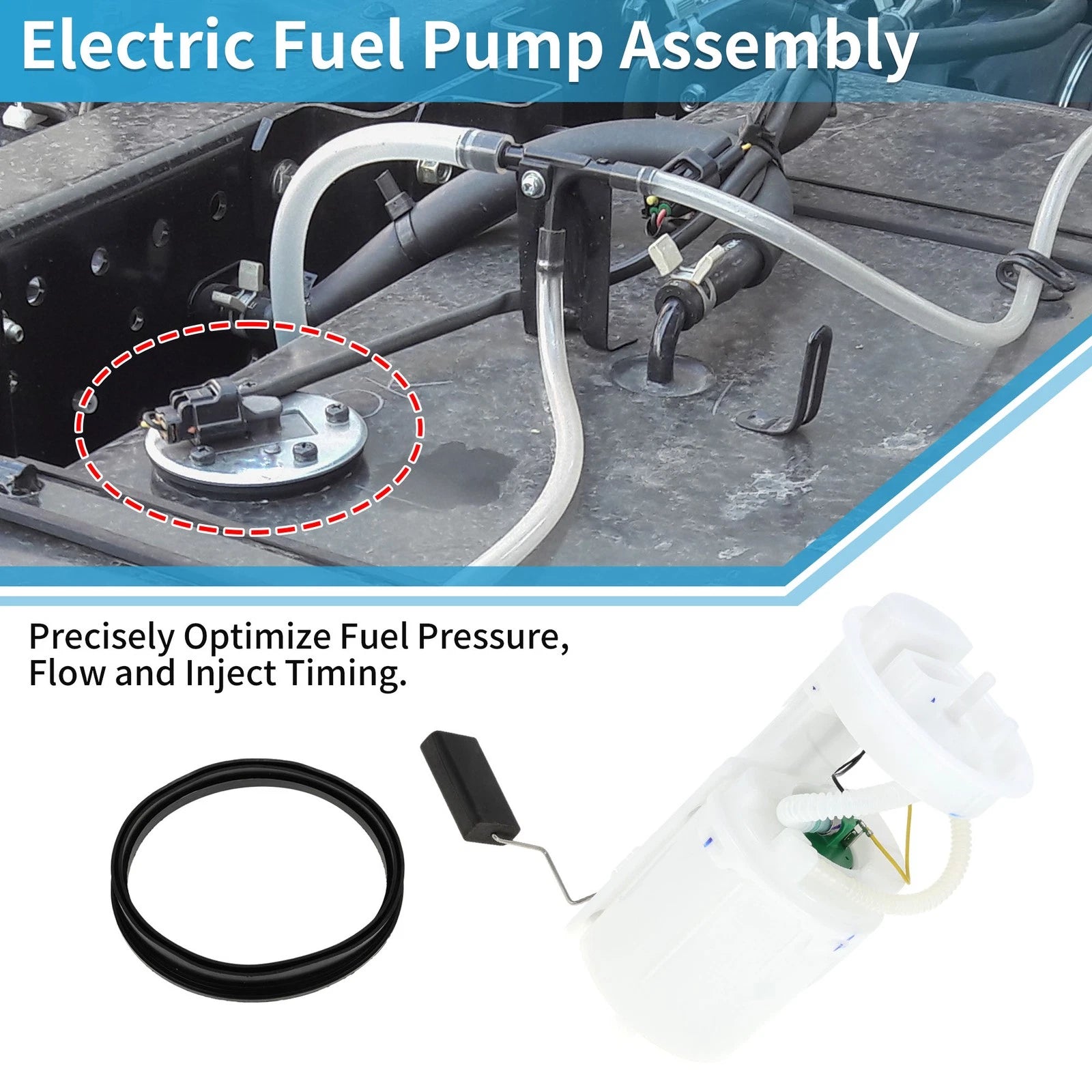Electric Fuel Pump Assembly No.E8424M for Volkswagen Golf Jetta Beetle (1999–2005)