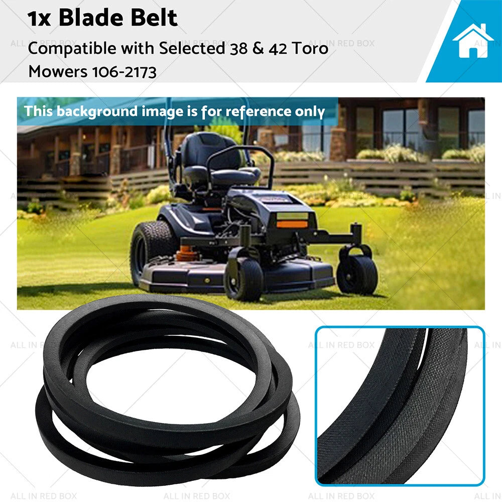 Deck Belt for Toro Ride On Mower (38, 42) 106-2173