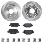 Brake Disc Rotor and Pad Kit for Dodge Grand Caravan (2012–2016)