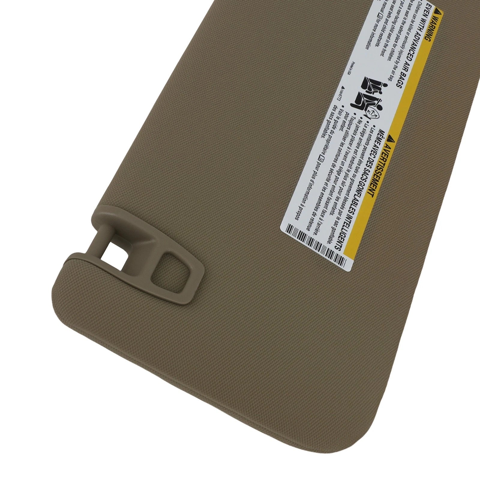 Beige Sun Visor for Chevrolet Suburban (2007–2014) with Light Mirror