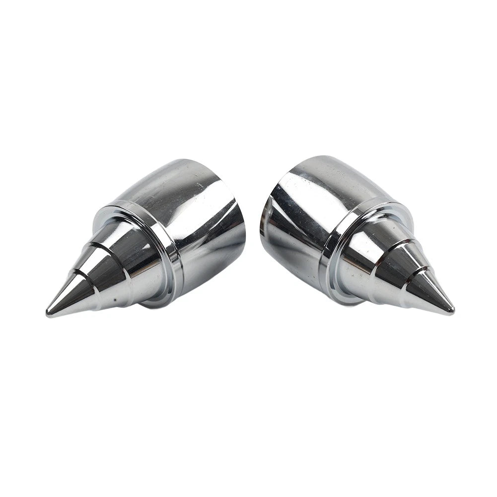 Set of 4 Front Axle Cap Nut Covers for Harley Touring/Dyna (2000–2007)