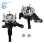 Pair Front Knuckle & Wheel Hub Bearing for Nissan Versa Note (2014-2019)