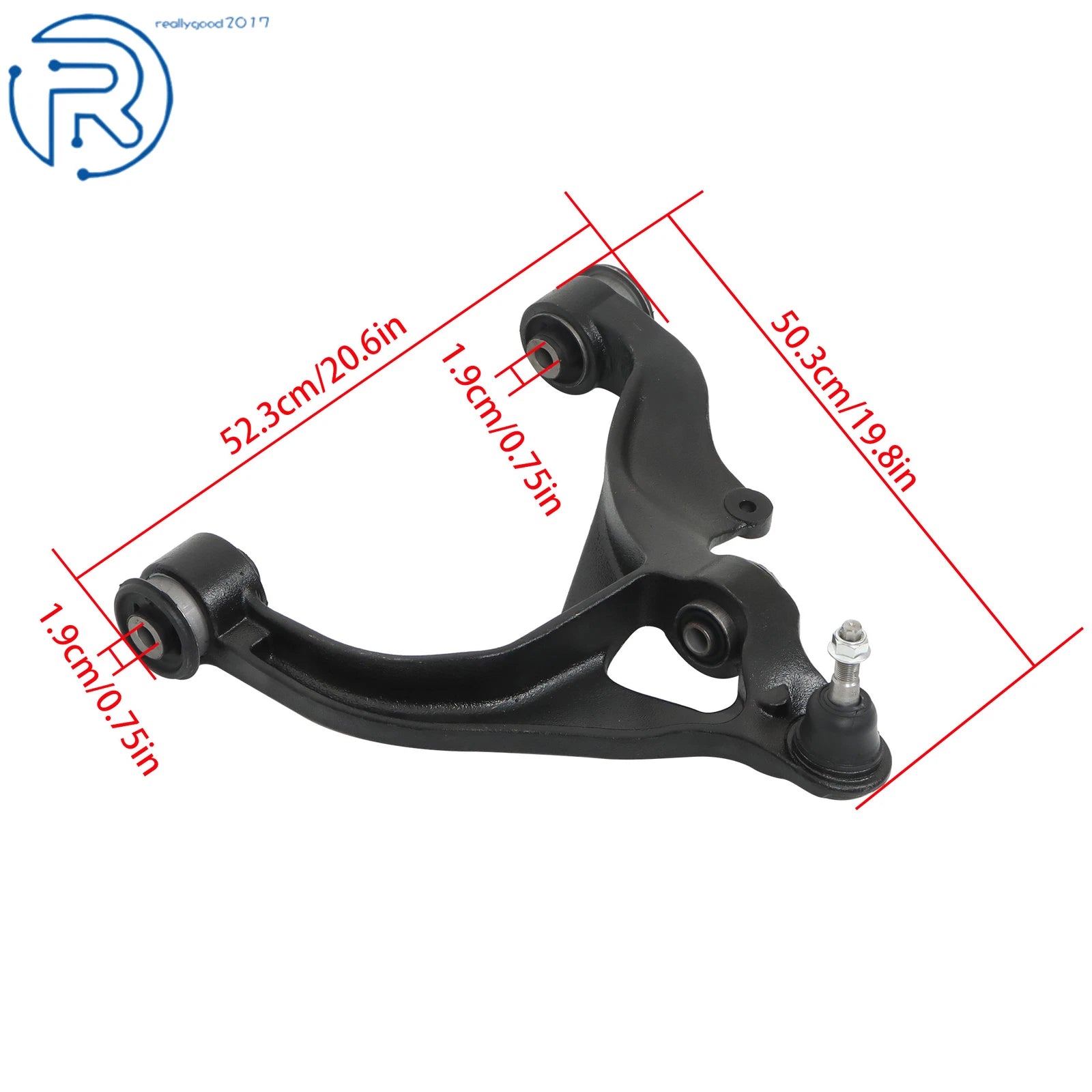 Set of 6 Front Lower Control Arm Ball Joints for Dodge Ram 1500 4WD (2006-2010)