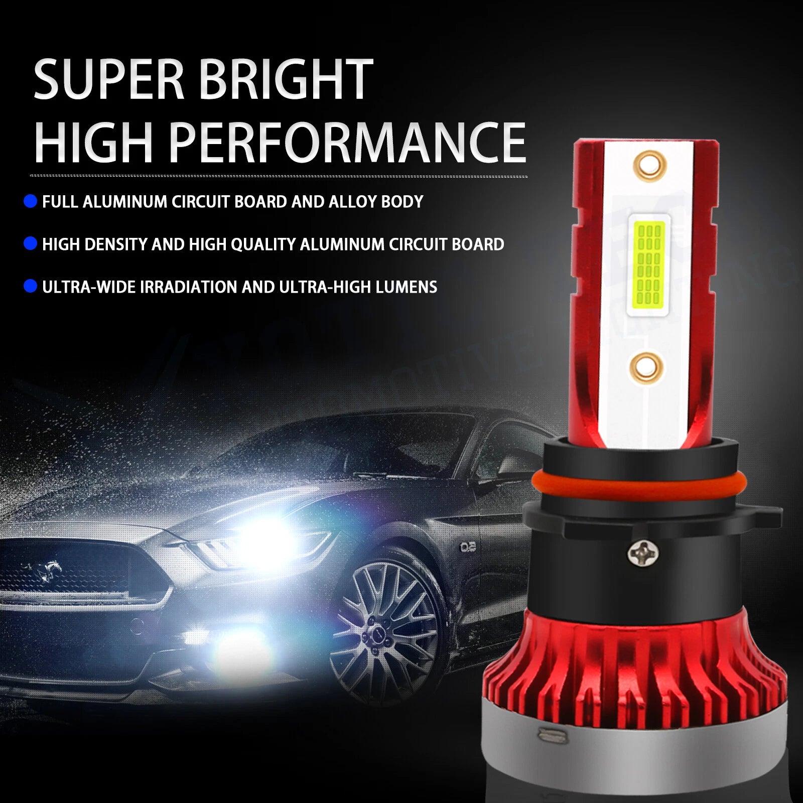 2x Xenon White 6000LM P13W LED DRL Bulbs for Audi A4 Q5 (2009-2016)