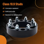 Set of 4 Wheel Spacers 8x180mm for Silverado Sierra HD (2011–2023) M14x1.5