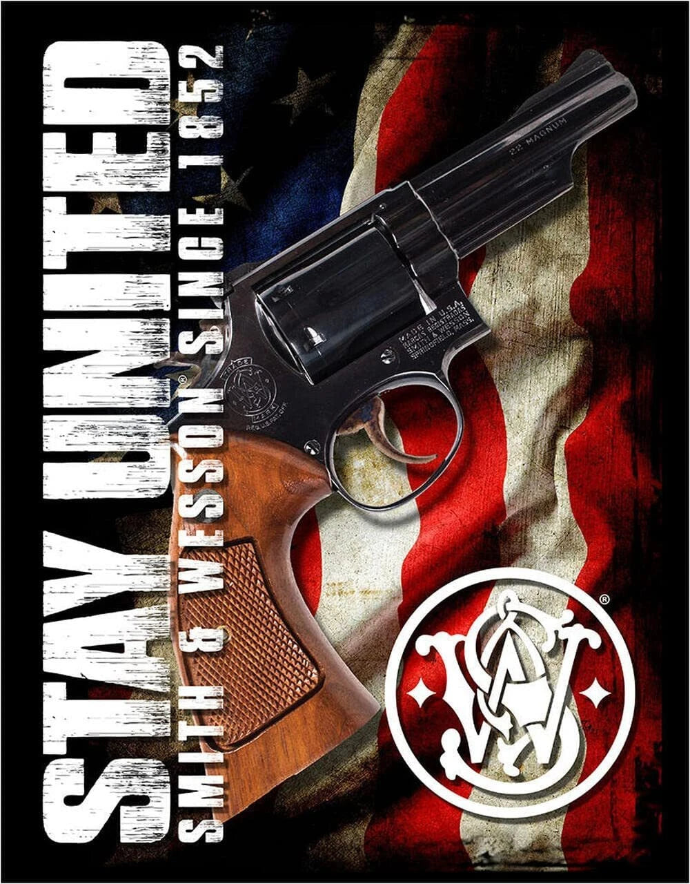 Stay United Tin Sign for Smith & Wesson (1852)
