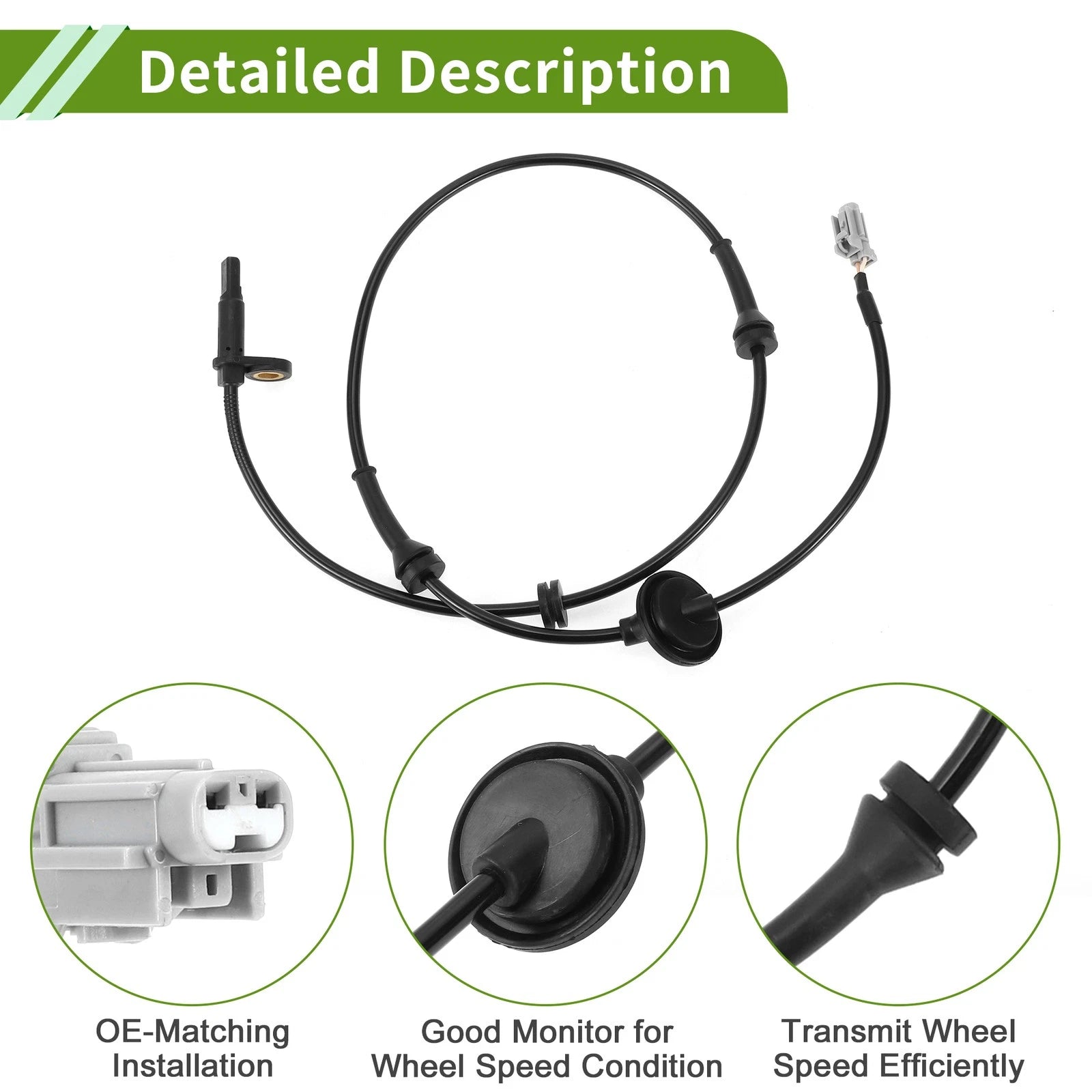 ABS Wheel Speed Sensor No. 47911ZM00A for Nissan Quest (1993–2002)