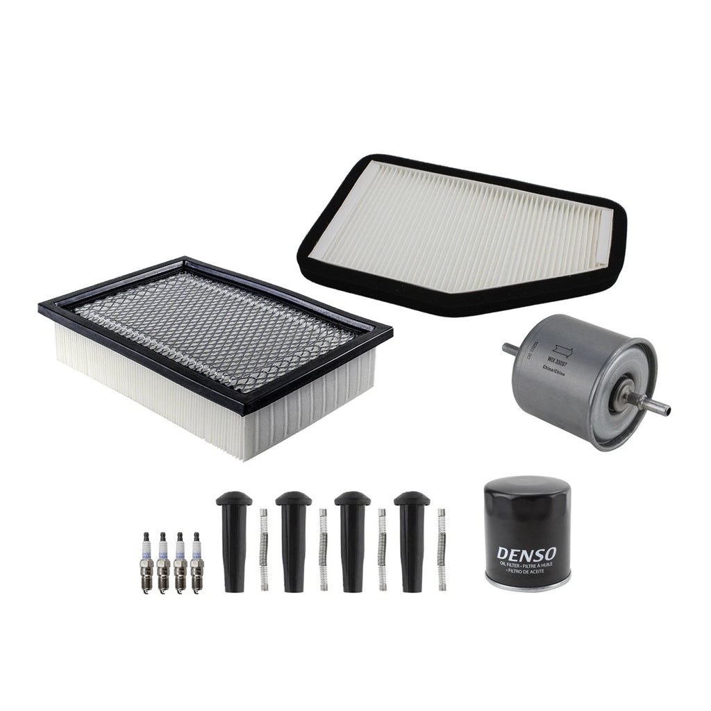 Denso Tune Up Kit 4 Spark Plugs & Boots for Ford Escape (2001–2007)