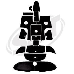 Traction Mats for Yamaha SX230 (2005–2006) Elite Blacktip Peel Stick