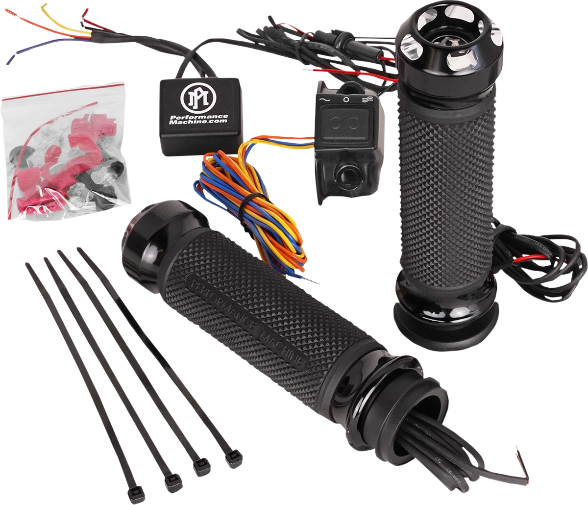 Apex Heated Grips for Performance Machine TBW (0063-2093-BM)