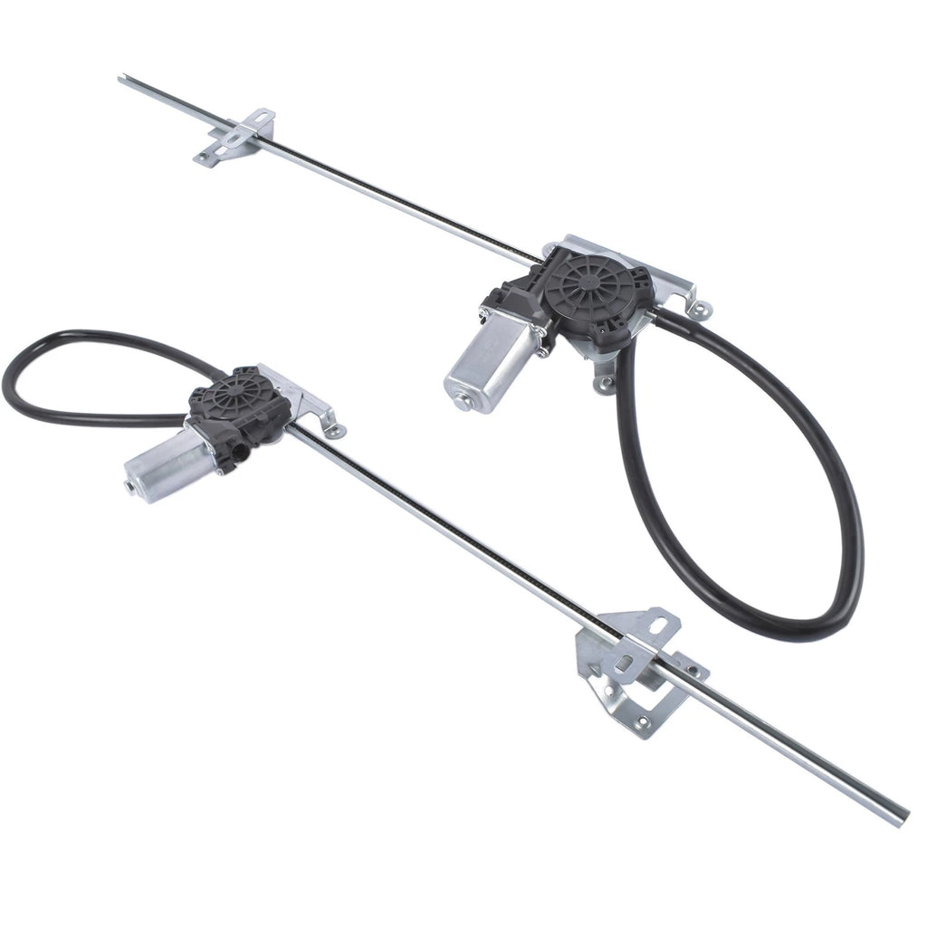 2X Front Side Power Window Regulator w/ Motor for Freightliner FLD120 (1997–2010)