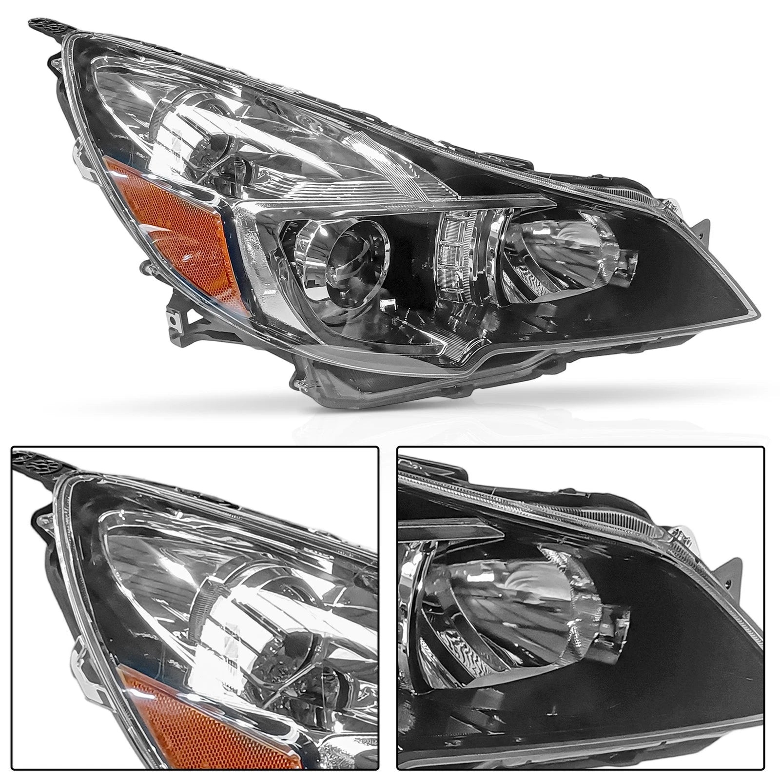 Pair Headlight Assemblies for Subaru Legacy Outback (2000-2004)