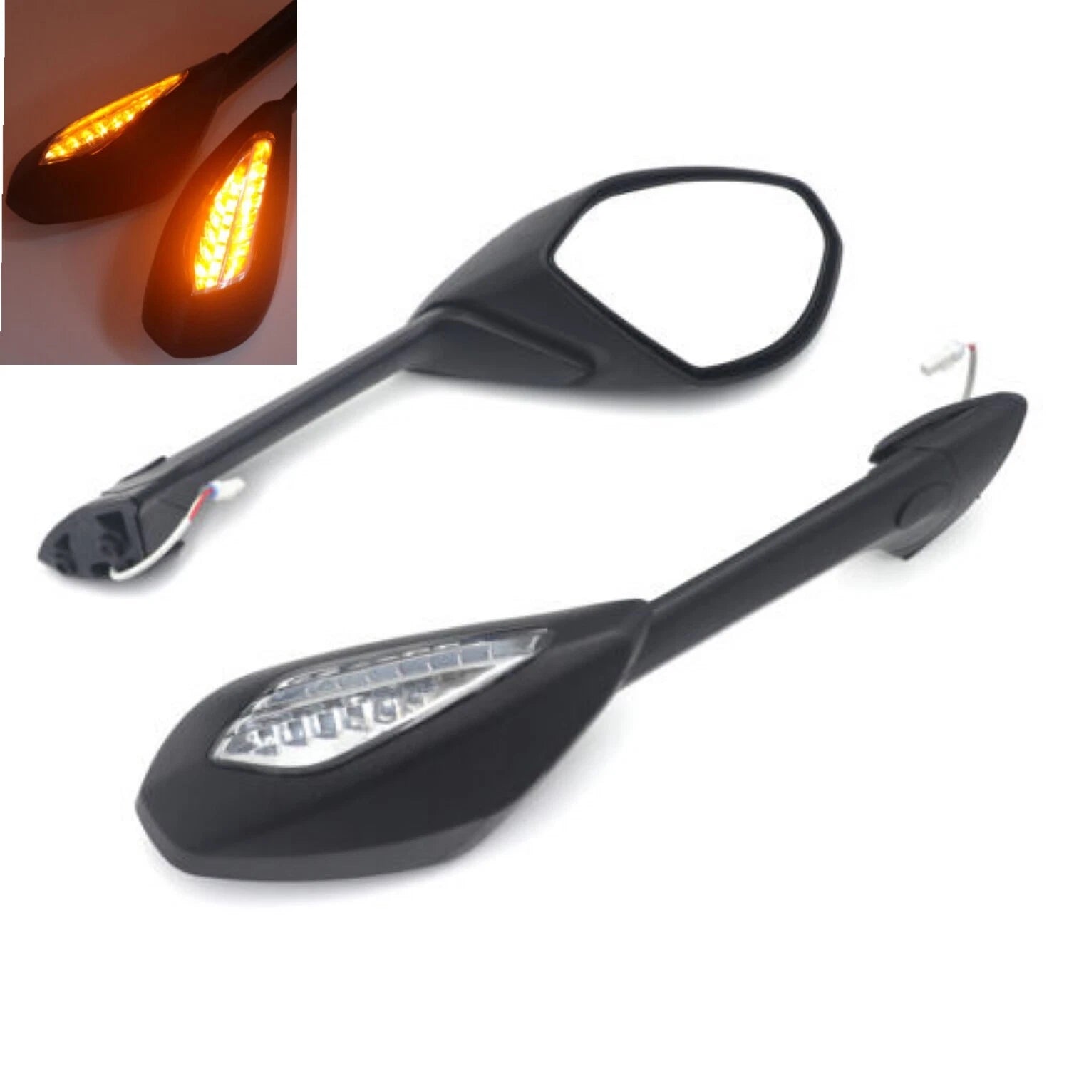 LED Turn Signal Rear View Mirror for Ducati Superbike 899 Panigale (2014–2015)