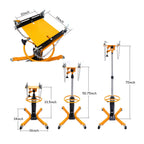 Dual Spring Hydraulic Transmission Jack for Car Lift (1300 lbs, 0.6 Ton)