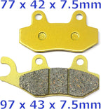 Front Rear Parking Brake Pads for Hisun 250 400 450 500 550 700 750 800 1000