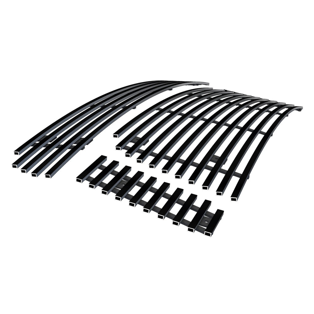 Stainless Black Billet Grill Insert Combo for Ford Explorer Sport Trac (2007–2010)