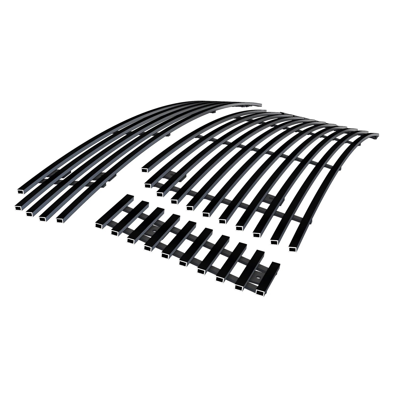 Stainless Black Billet Grill Insert Combo for Ford Explorer Sport Trac (2007–2010)