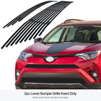 Stainless Black Billet Grille Insert for Toyota RAV4 (2016-2018)