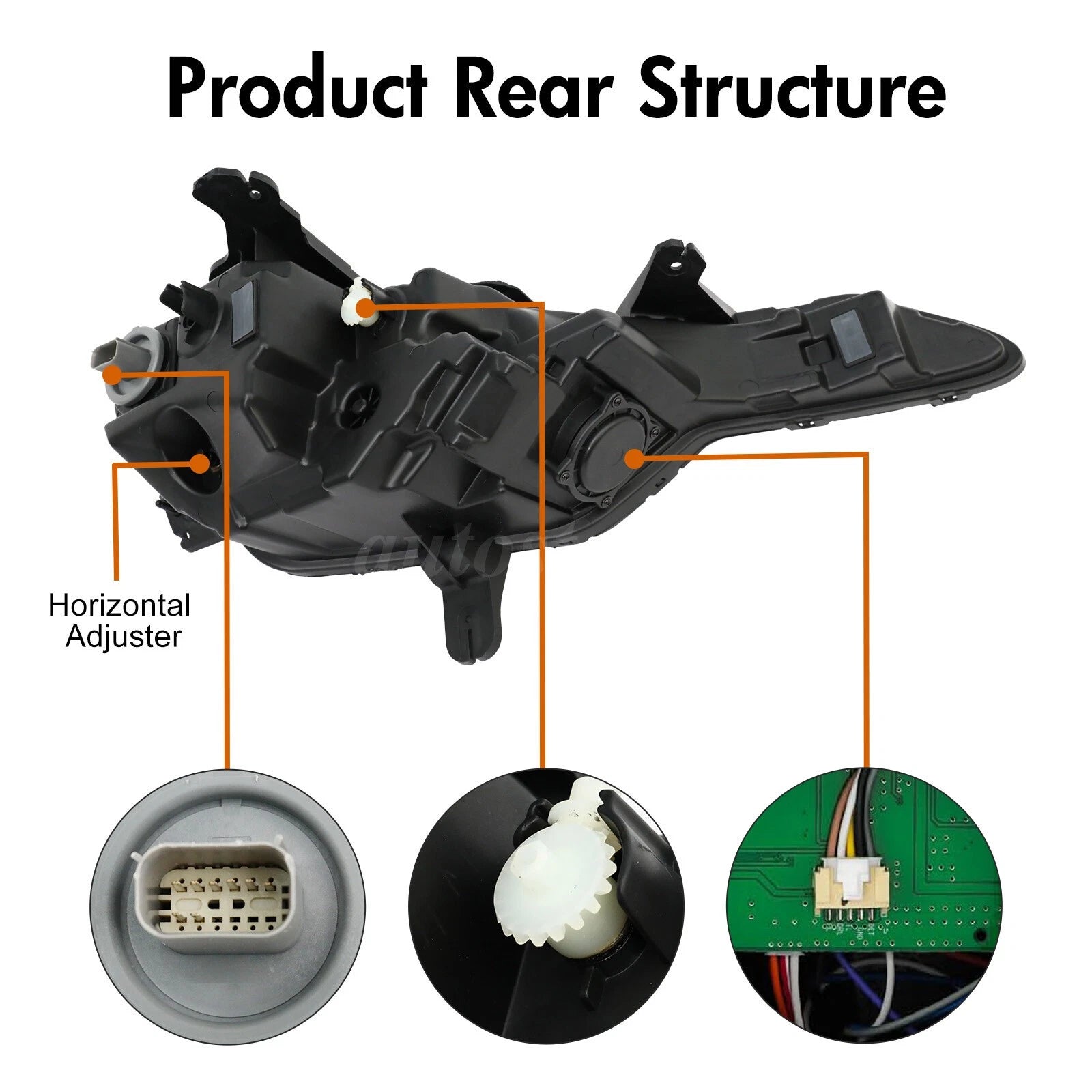 LED Headlight for Chevy Camaro (2019–2024) w/ LED DRL w/o Leveling Left Driver