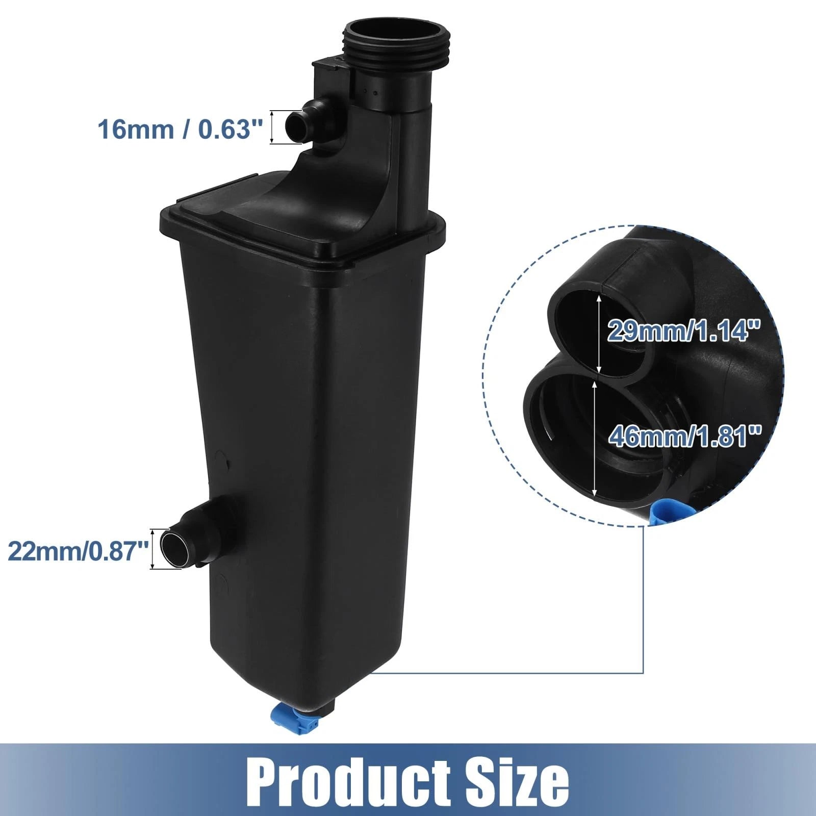 Coolant Radiator Reservoir Tank with Sensor 17117573781 for BMW X3 (2004–2008)