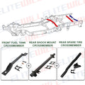 Front Fuel Tank / Rear Shock / Rear Spare Tire Crossmember for Chevrolet (1999–2006)