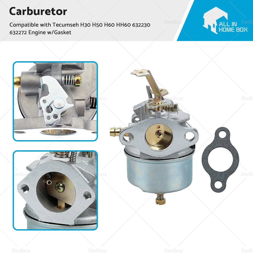 Carburetor for Tecumseh H30 H50 H60 HH60 632230 632272