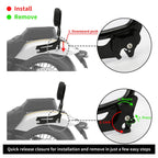 Sissy Bar Passenger Backrest for BMW R18 Classic (2020-2024) Black