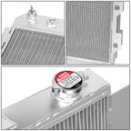 Full Aluminum 3-Row Racing Radiator for Wrangler YJ/TJ (1987–2006)