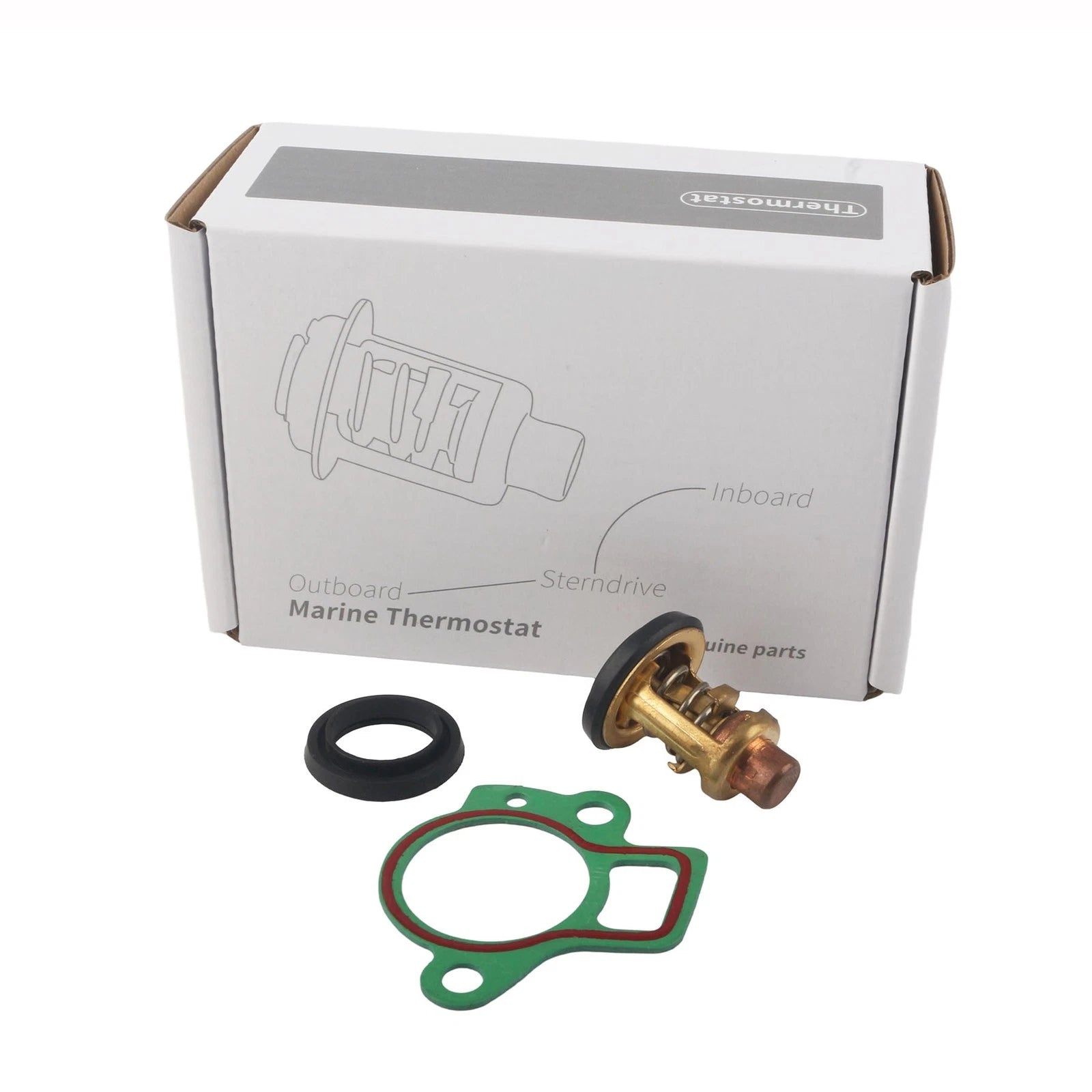 Thermostat with Gasket Kit for Yamaha Outboard Motor (4-Stroke) (66M-12411-00-00)