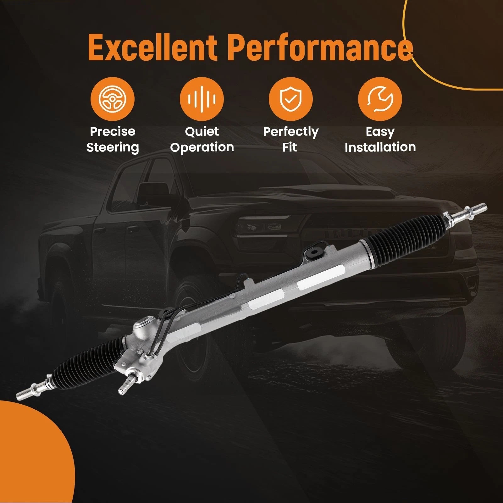 Power Steering Rack & Pinion for Toyota Tundra (2007–2020) Hydraulic