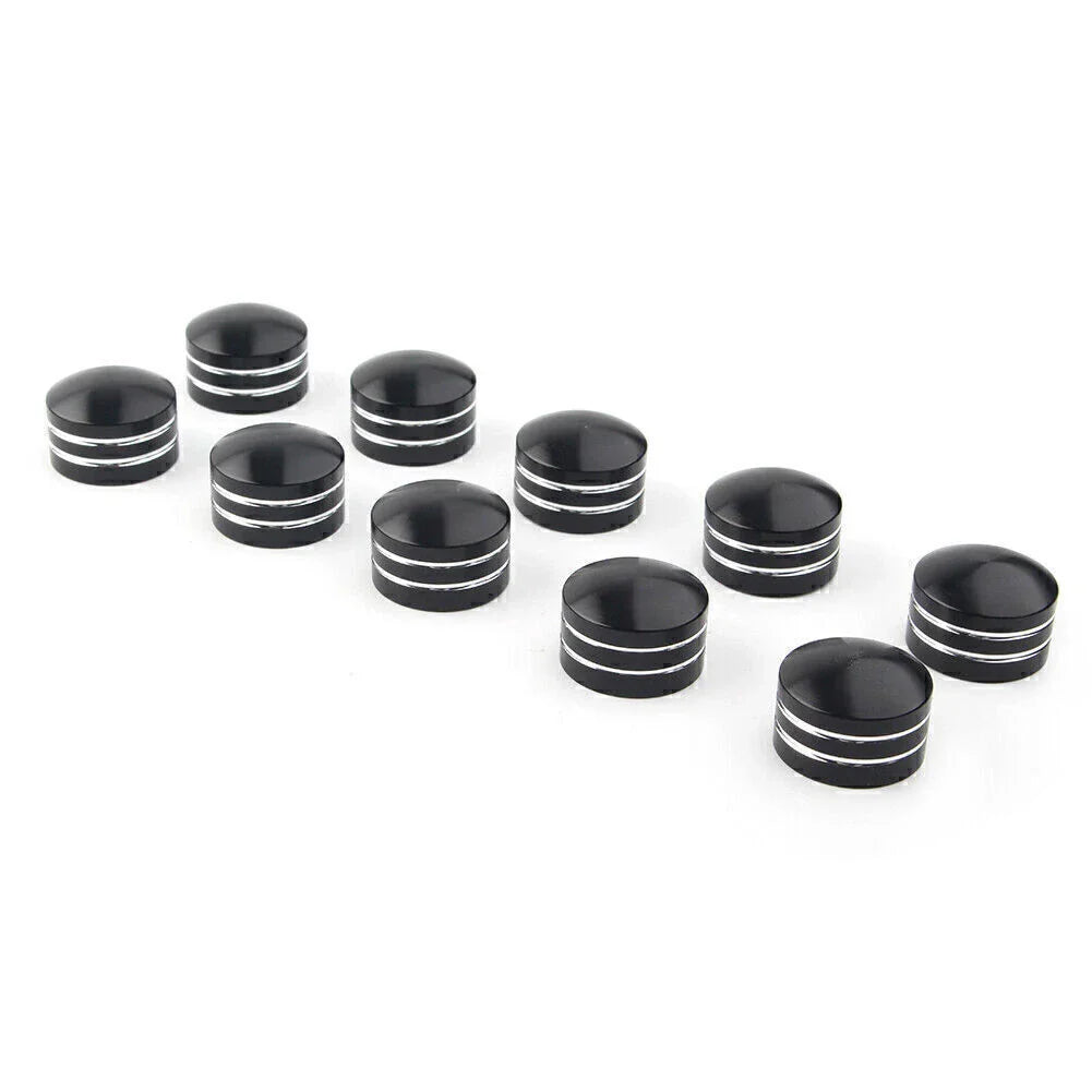 9mm Motor Bolt Topper Caps Covers for Harley Dyna V-Rod (2006-2017) - 10PCS