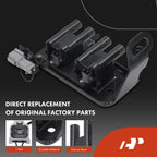 Set of 1 Ignition Coil & 4 Spark Plugs for Kia Rio (2001–2005)