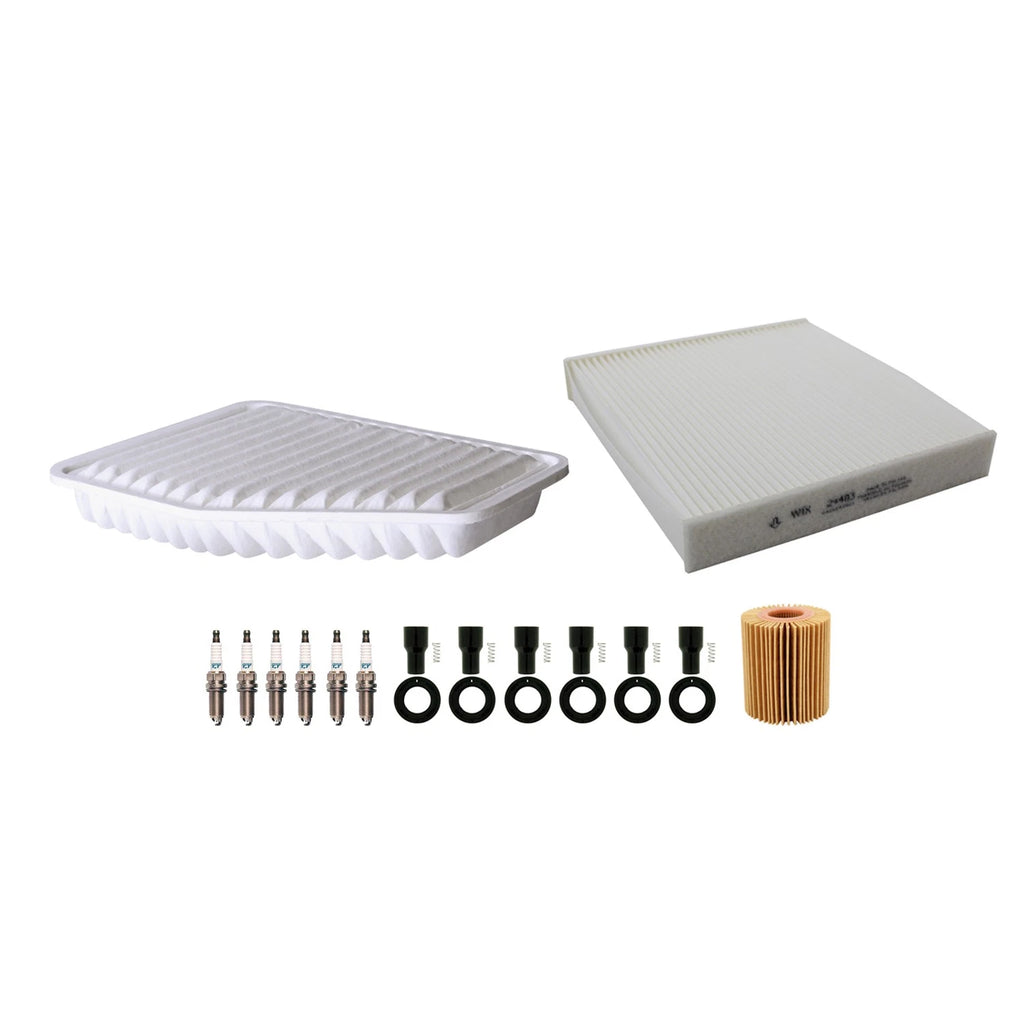 Tune Up Kit with 6 Spark Plugs & 6 Boots for Lexus GS300 GS450h (1998–2019)