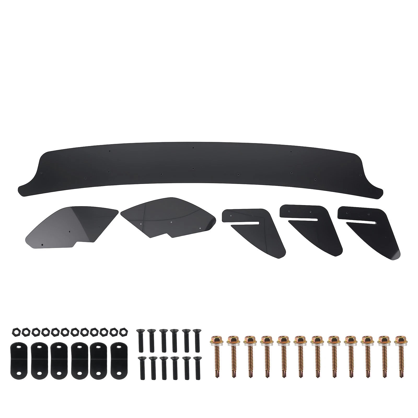 Rear Bumper Lip Diffuser Kit for VW Golf 6 MK6 GTI (2010–2014)