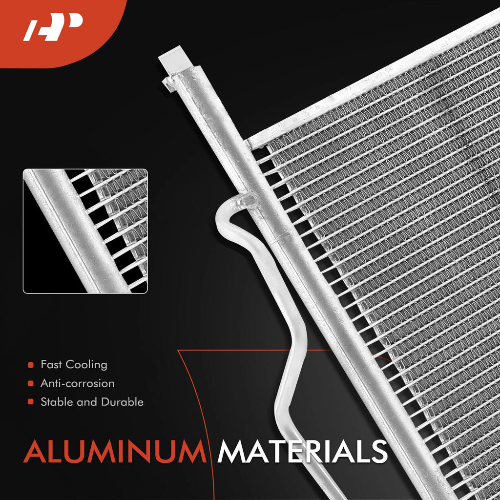 A/C Condenser with Bracket & Receiver Drier for Nissan Murano (2015–2019)