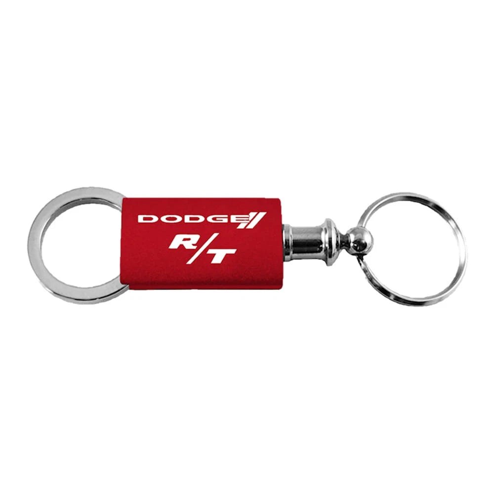Red Anodized Aluminum Valet Keychain - Officially Licensed for Dodge R/T