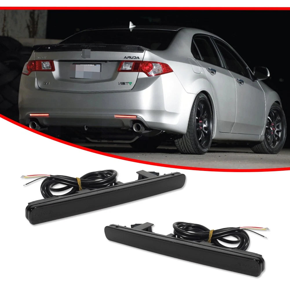 48-LED Sequential Signal Tail Lamps for Acura TSX (2009–2014)