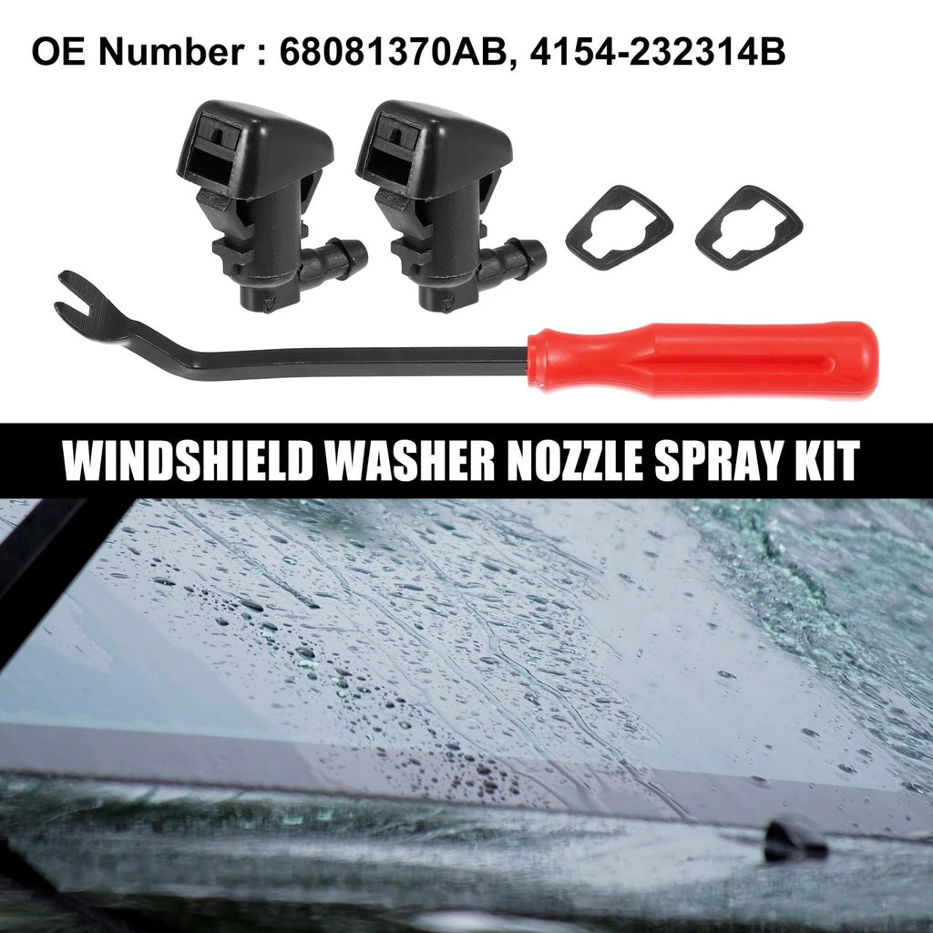 5pcs Windshield Washer Nozzle Kit 68081370AB for Dodge Dart (2013–2016)