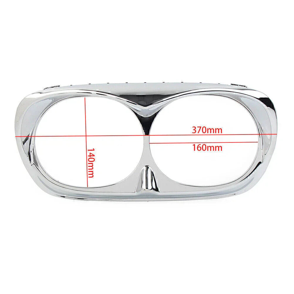 Chrome ABS Headlight Bezel for Harley Road Glide FLT (1998-2013)