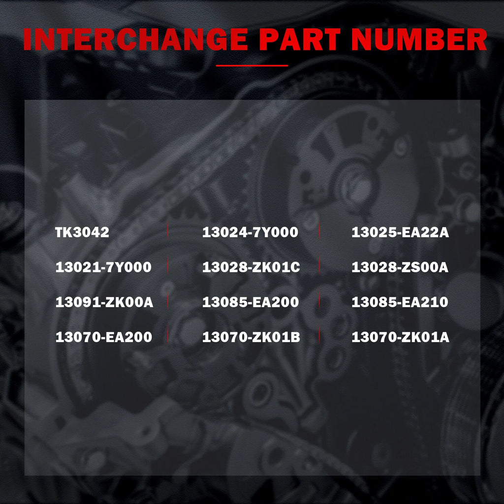 Timing Chain Kit with Tensioner for Nissan Xterra Frontier Pathfinder (2005–2015)