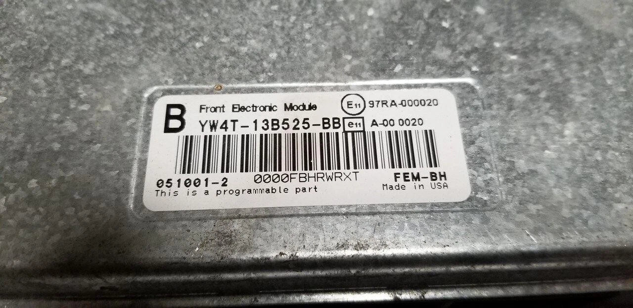 Front Electronic Control Module for Jaguar S-Type (1999–2002) YW4T-13B525